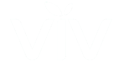 VIV white logo