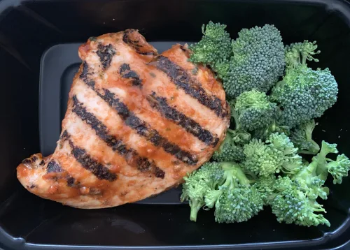 Chicken Veggie Power Plate - Broccoli, Honey Mustard