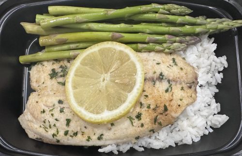 Baked Lemon Parmesan Tilapia - Green Beans